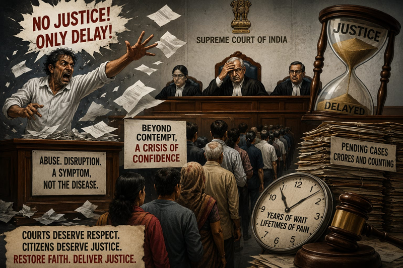 When temple of Justice becomes a theatre of frustration